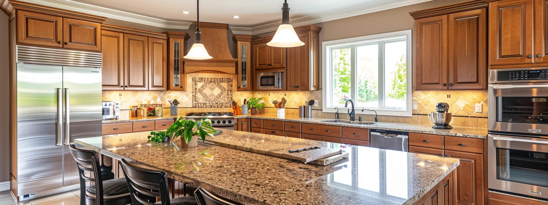 a beautifully arranged kitchen showcases elegantly installed cabinets, with warm natural light highlighting their sleek finish and functionality.